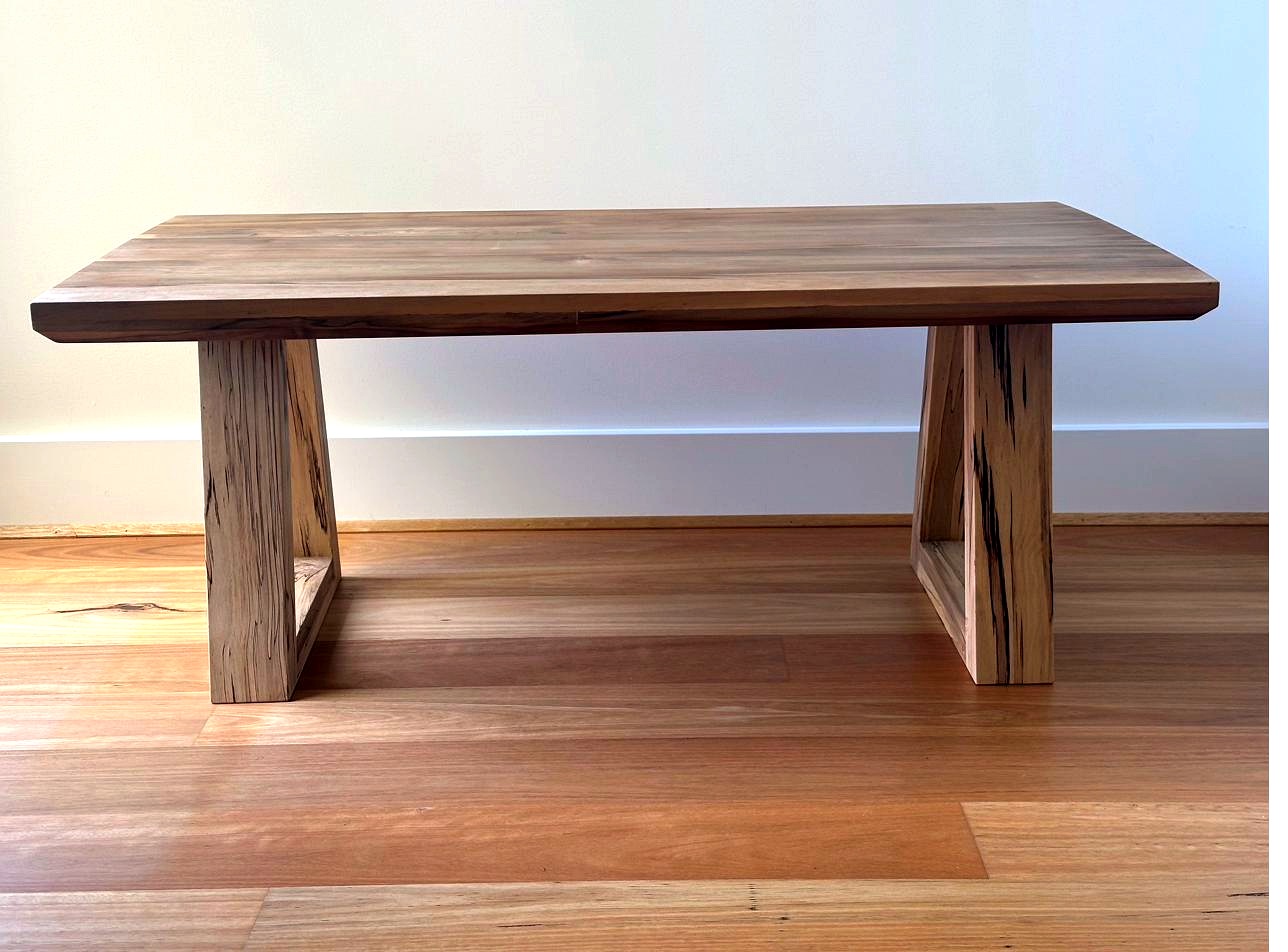 Tasmanian sassafras coffee table — Mist & Mitre, Crafers